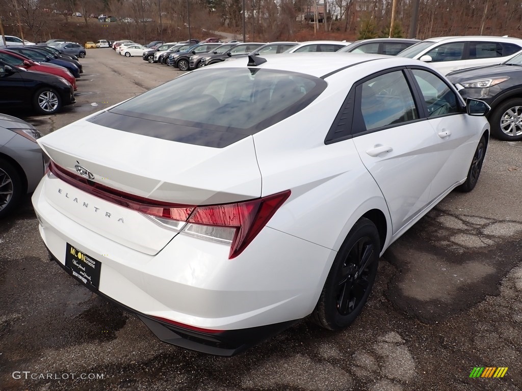 2021 Elantra SEL - Quartz White / Black photo #2