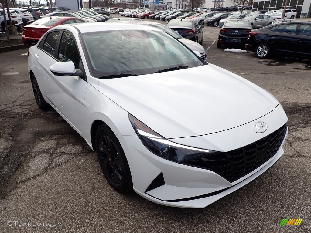 2021 Elantra SEL - Quartz White / Black photo #3