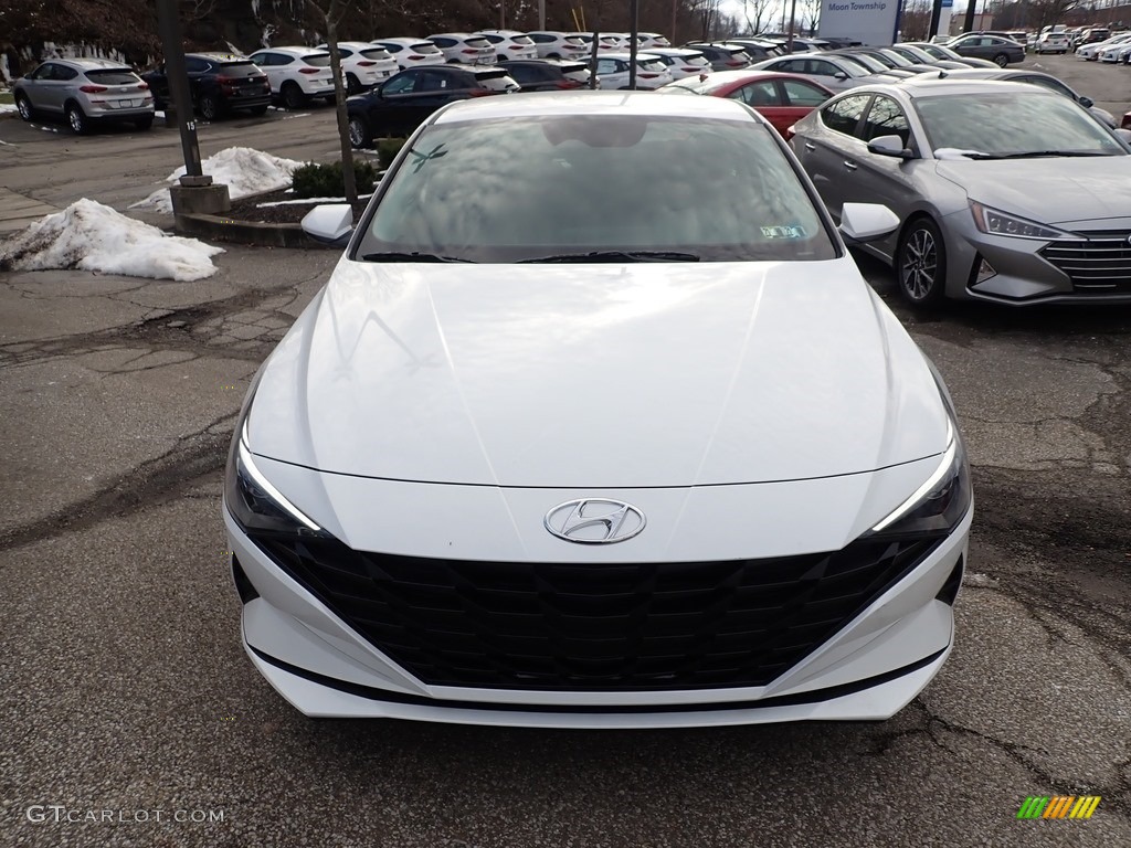 2021 Elantra SEL - Quartz White / Black photo #4