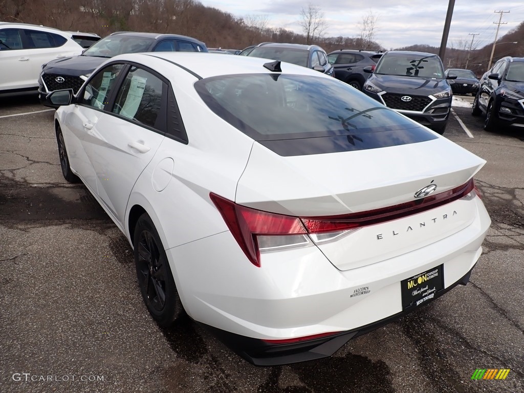 2021 Elantra SEL - Quartz White / Black photo #6