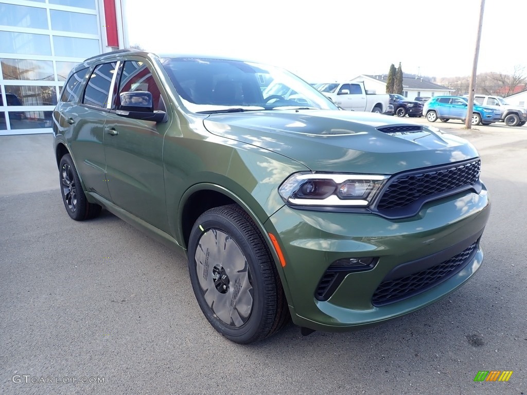 F8 Green 2021 Dodge Durango GT AWD Exterior Photo #140657362