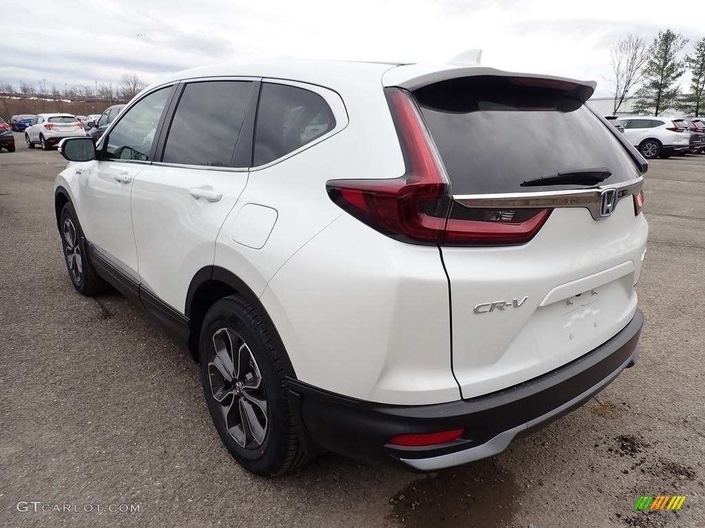 2021 CR-V EX-L AWD Hybrid - Platinum White Pearl / Black photo #2