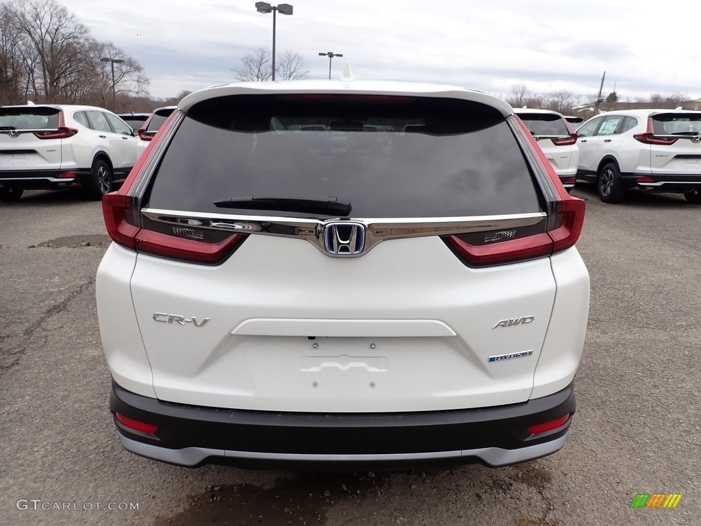 2021 CR-V EX-L AWD Hybrid - Platinum White Pearl / Black photo #3