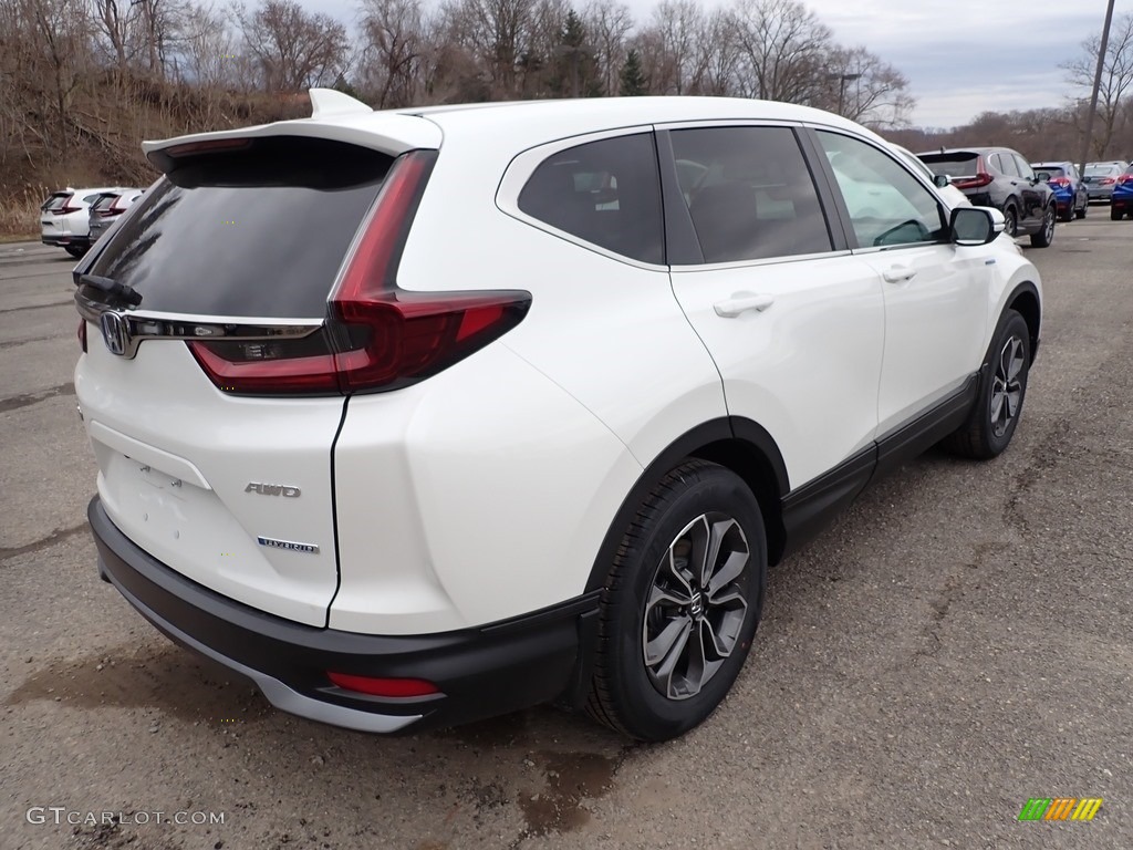 2021 CR-V EX-L AWD Hybrid - Platinum White Pearl / Black photo #4