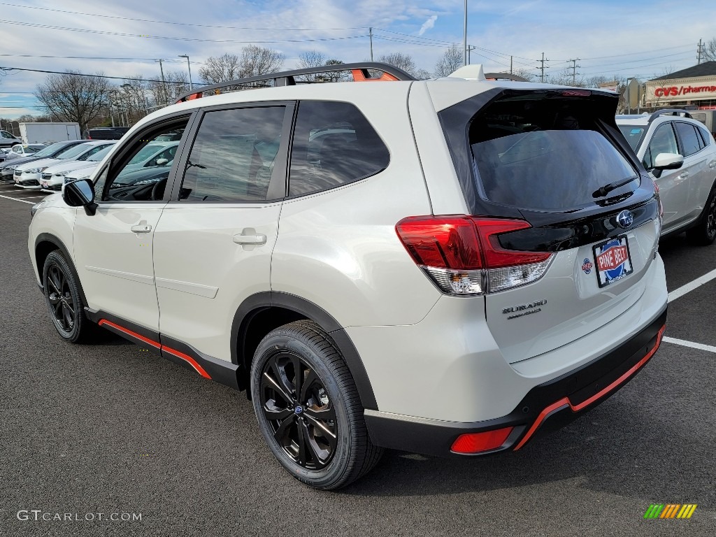 2021 Forester 2.5i Sport - Crystal White Pearl / Gray photo #4