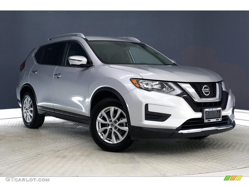 Brilliant Silver 2019 Nissan Rogue SV AWD Exterior Photo #140658349