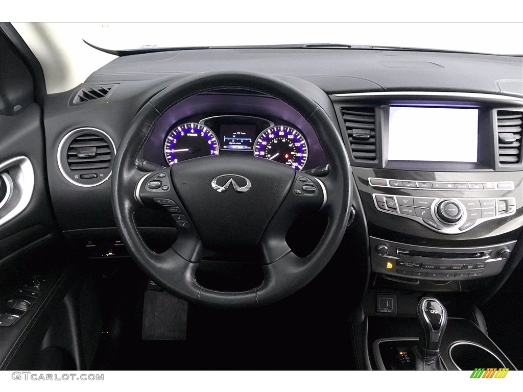 2019 Infiniti QX60 Pure AWD Graphite Dashboard Photo #140658436