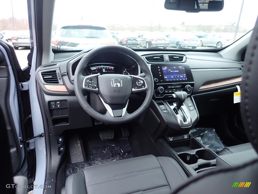 Black Interior 2021 Honda CR-V EX-L AWD Photo #140658506