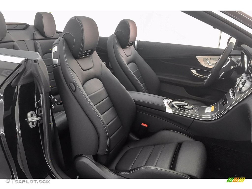 Black Interior 2018 Mercedes-Benz C 300 Cabriolet Photo #140658541
