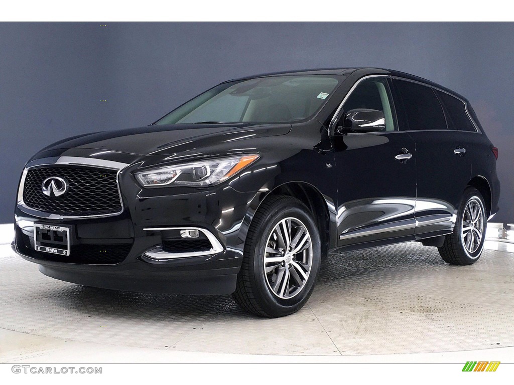 Black Obsidian 2019 Infiniti QX60 Pure AWD Exterior Photo #140658619