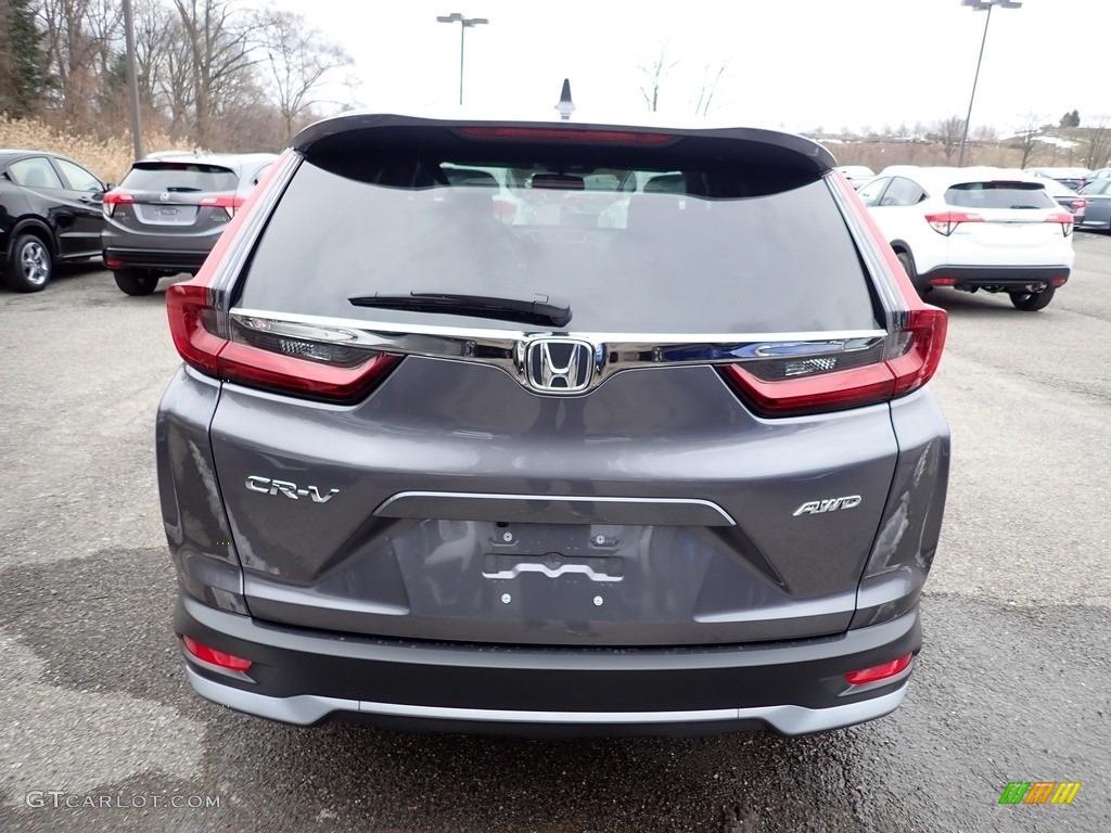 2021 CR-V EX-L AWD - Modern Steel Metallic / Black photo #4