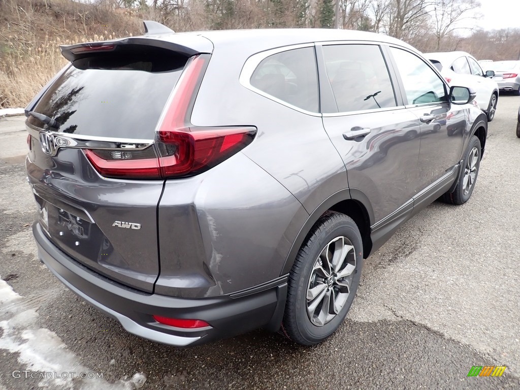 2021 CR-V EX-L AWD - Modern Steel Metallic / Black photo #5