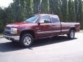 Dark Carmine Red Metallic 1999 Chevrolet Silverado 1500 LS Extended Cab 4x4