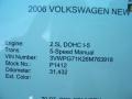 2006 Reflex Silver Metallic Volkswagen Jetta Value Edition Sedan  photo #22