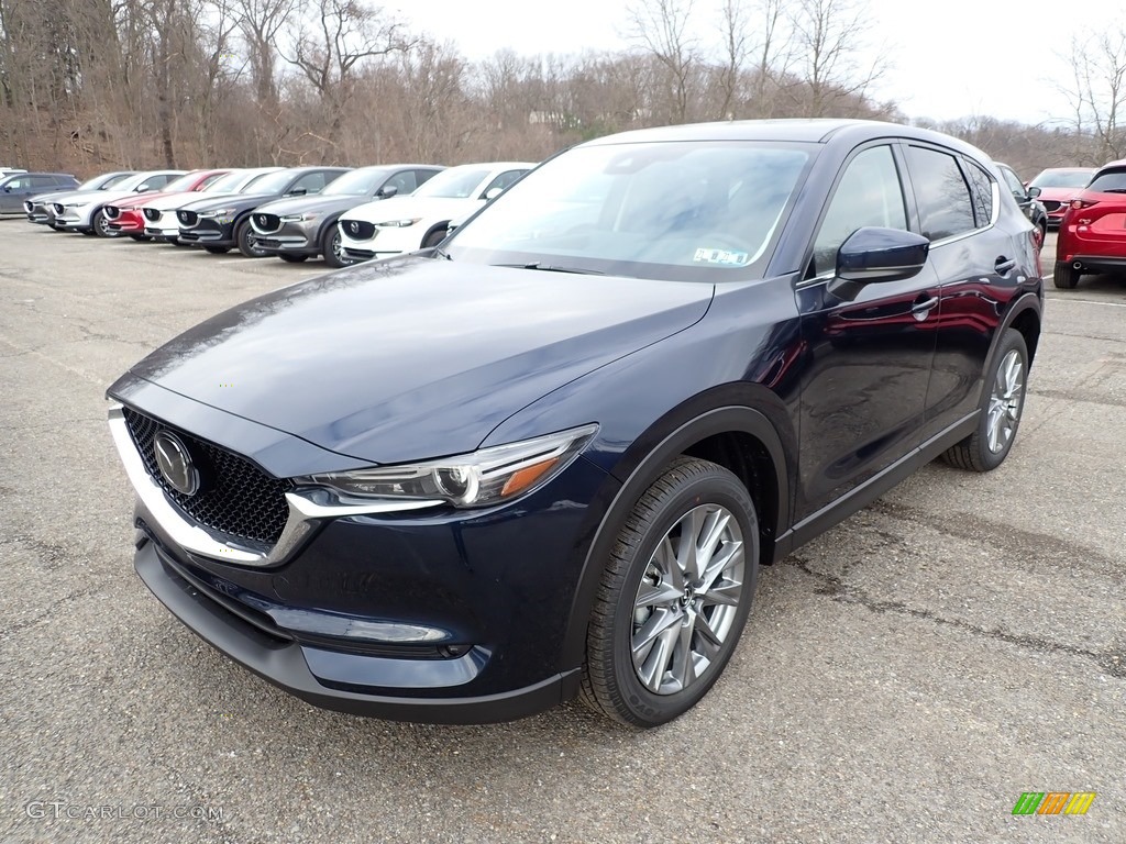 Deep Crystal Blue Mica 2021 Mazda CX-5 Grand Touring AWD Exterior Photo #140661850