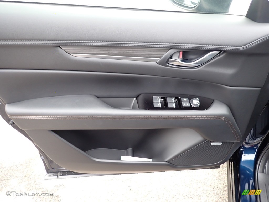2021 Mazda CX-5 Grand Touring AWD Black Door Panel Photo #140661940