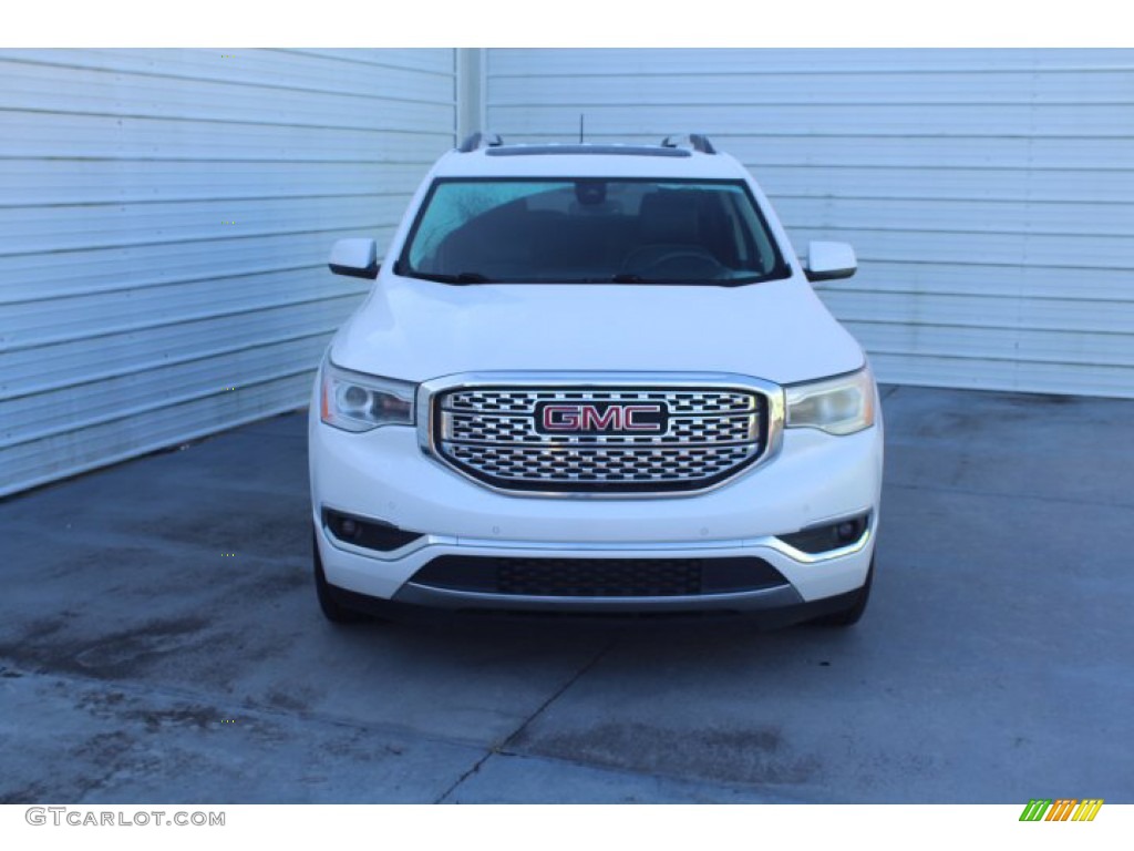 2017 Acadia Denali - White Frost Tricoat / Jet Black photo #3