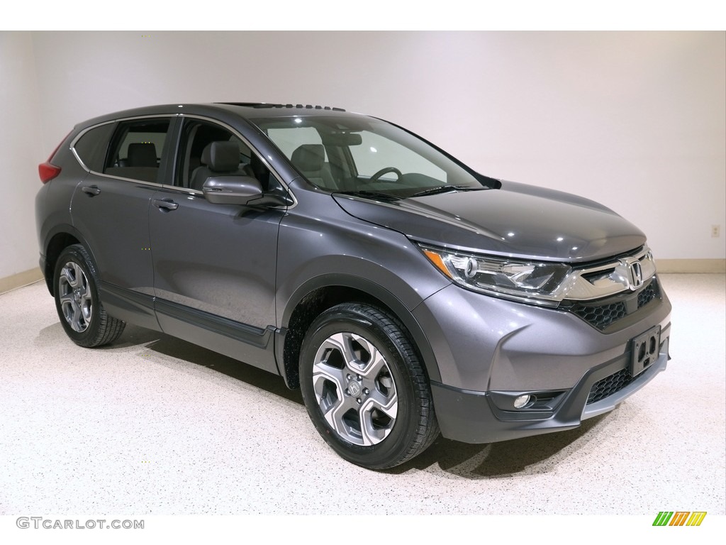 2019 CR-V EX-L AWD - Modern Steel Metallic / Gray photo #1