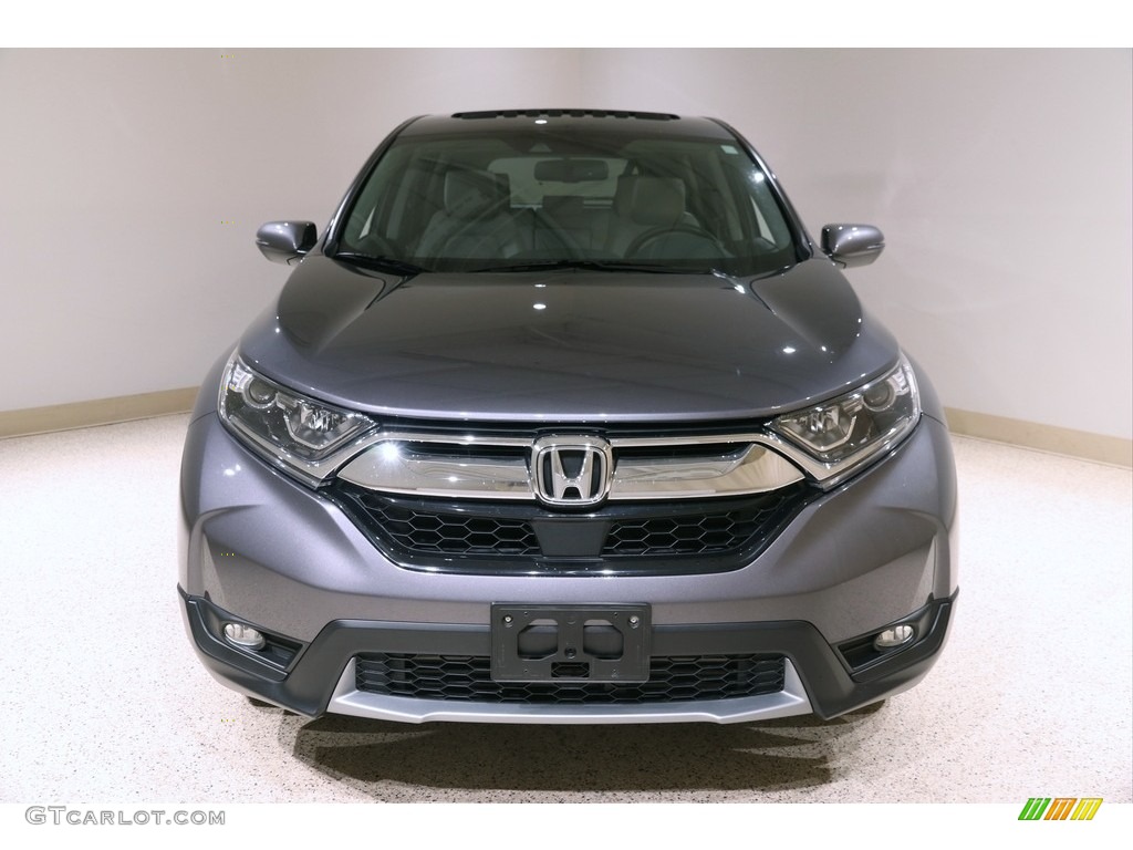 2019 CR-V EX-L AWD - Modern Steel Metallic / Gray photo #2