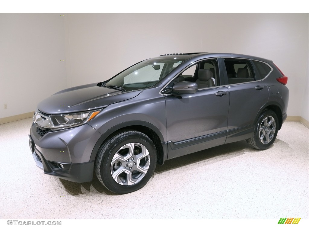 2019 CR-V EX-L AWD - Modern Steel Metallic / Gray photo #3