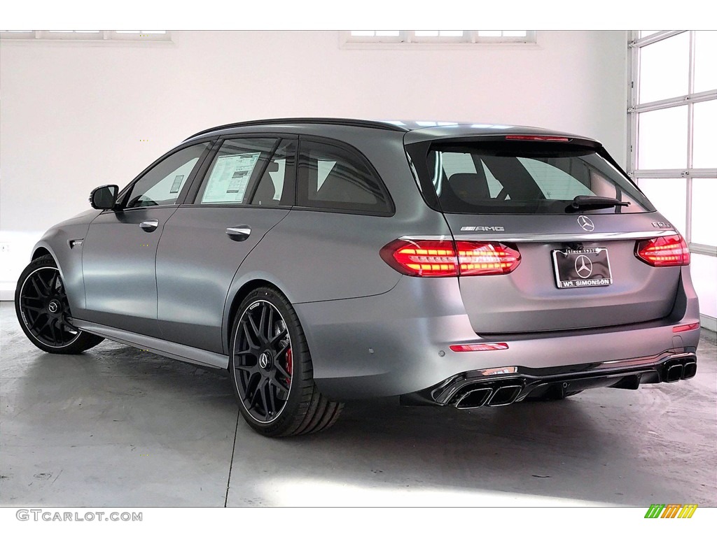 2021 E 63 AMG 4Matic Wagon - designo Selenite Grey Magno (Matte) / Titanium Grey/Black photo #2