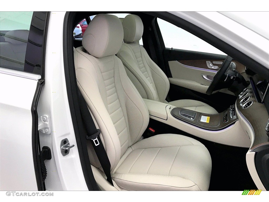 Macchiato Beige/Black Interior 2021 Mercedes-Benz E 450 4Matic Sedan Photo #140663254