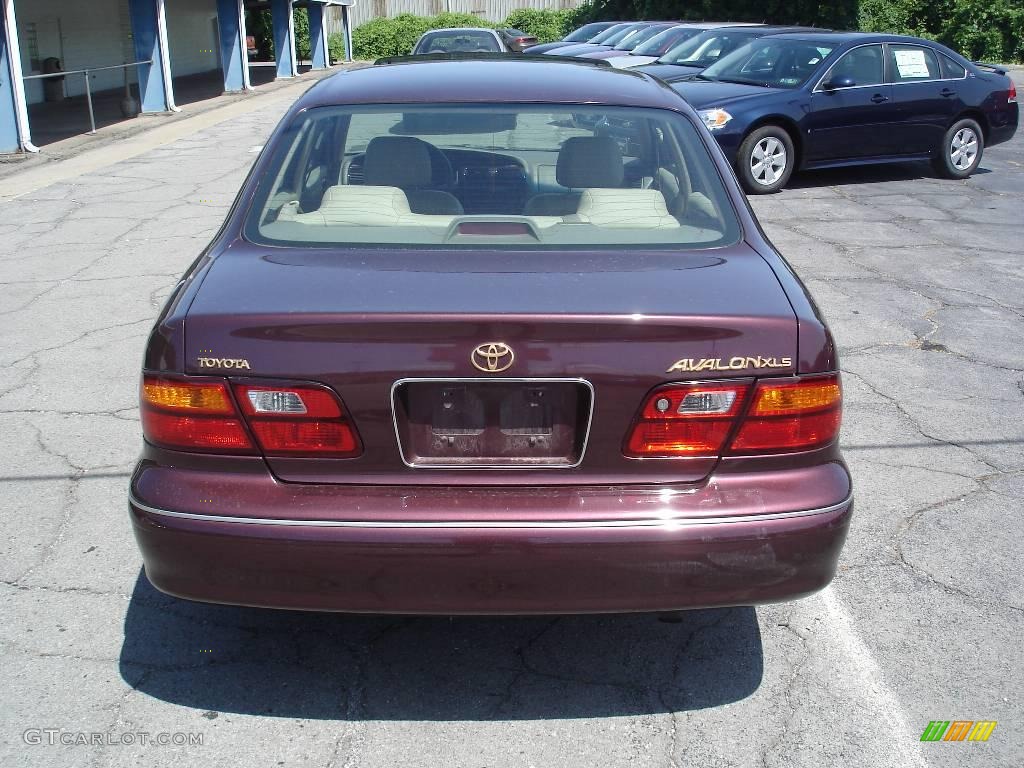 1998 Avalon XLS - Ruby Red Pearl / Beige photo #3