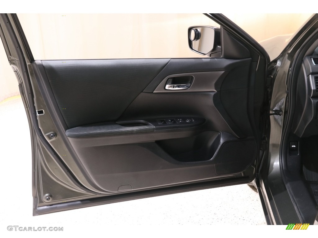 2015 Accord LX Sedan - Hematite Metallic / Black photo #4