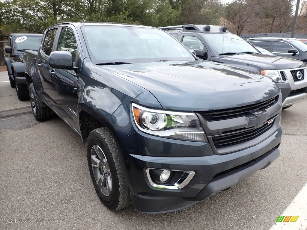 2019 Colorado Z71 Crew Cab 4x4 - Shadow Gray Metallic / Jet Black photo #1