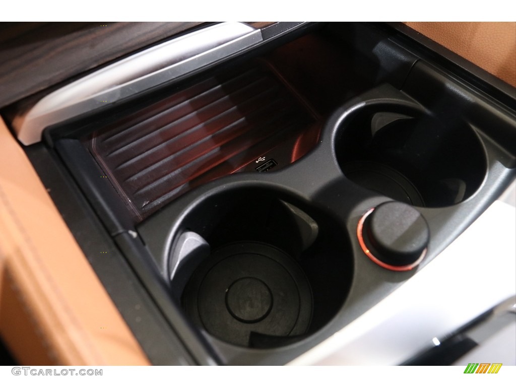 2018 5 Series M550i xDrive Sedan - Carbon Black Metallic / Cognac photo #26