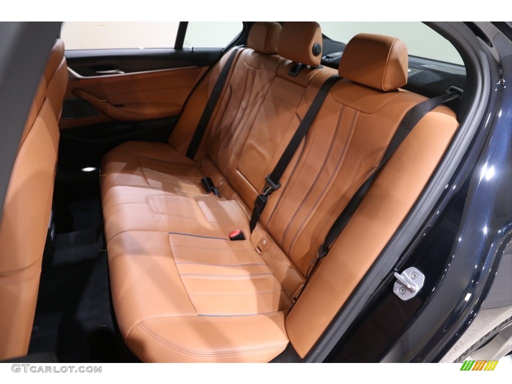 2018 5 Series M550i xDrive Sedan - Carbon Black Metallic / Cognac photo #33
