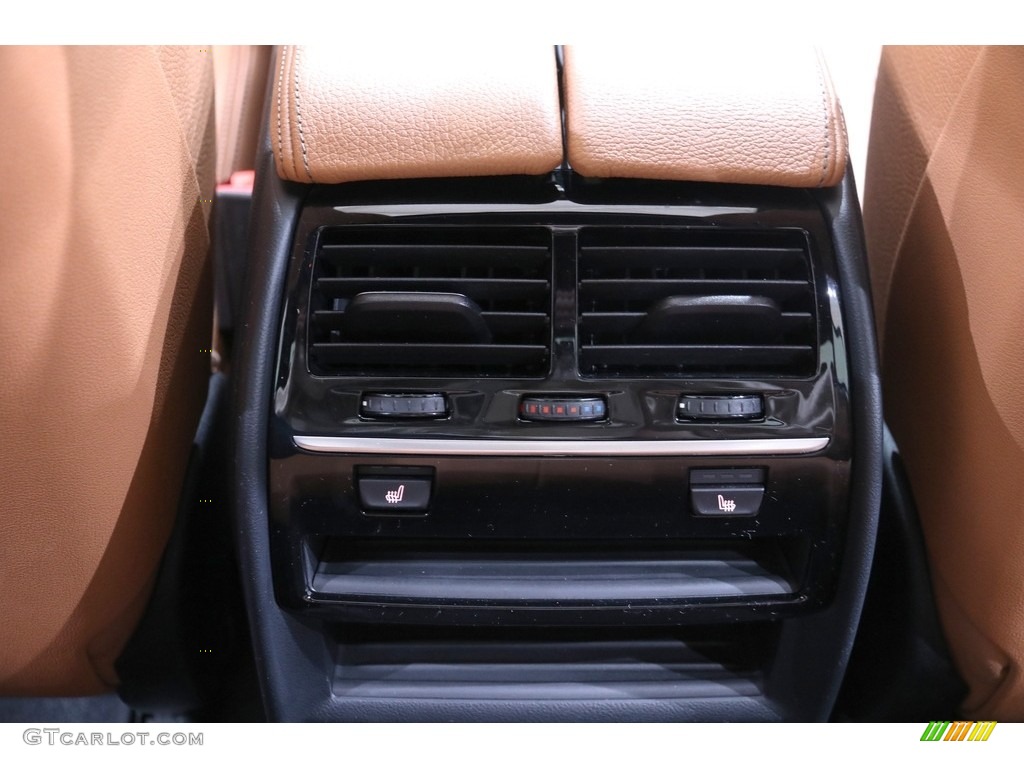 2018 5 Series M550i xDrive Sedan - Carbon Black Metallic / Cognac photo #36