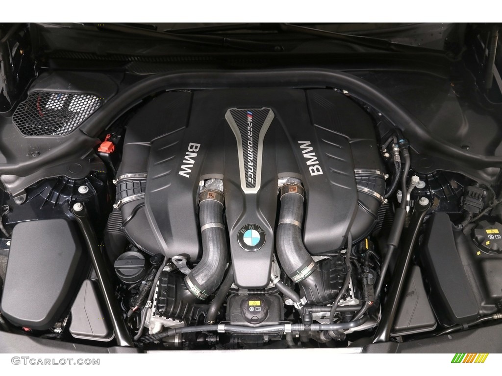 2018 5 Series M550i xDrive Sedan - Carbon Black Metallic / Cognac photo #38
