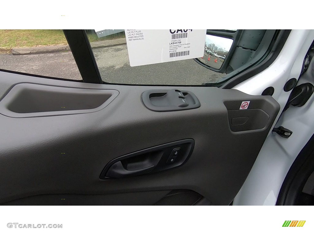 2020 Ford Transit Passenger Wagon XL 150 LR Dark Palazzo Grey Door Panel Photo #140665796