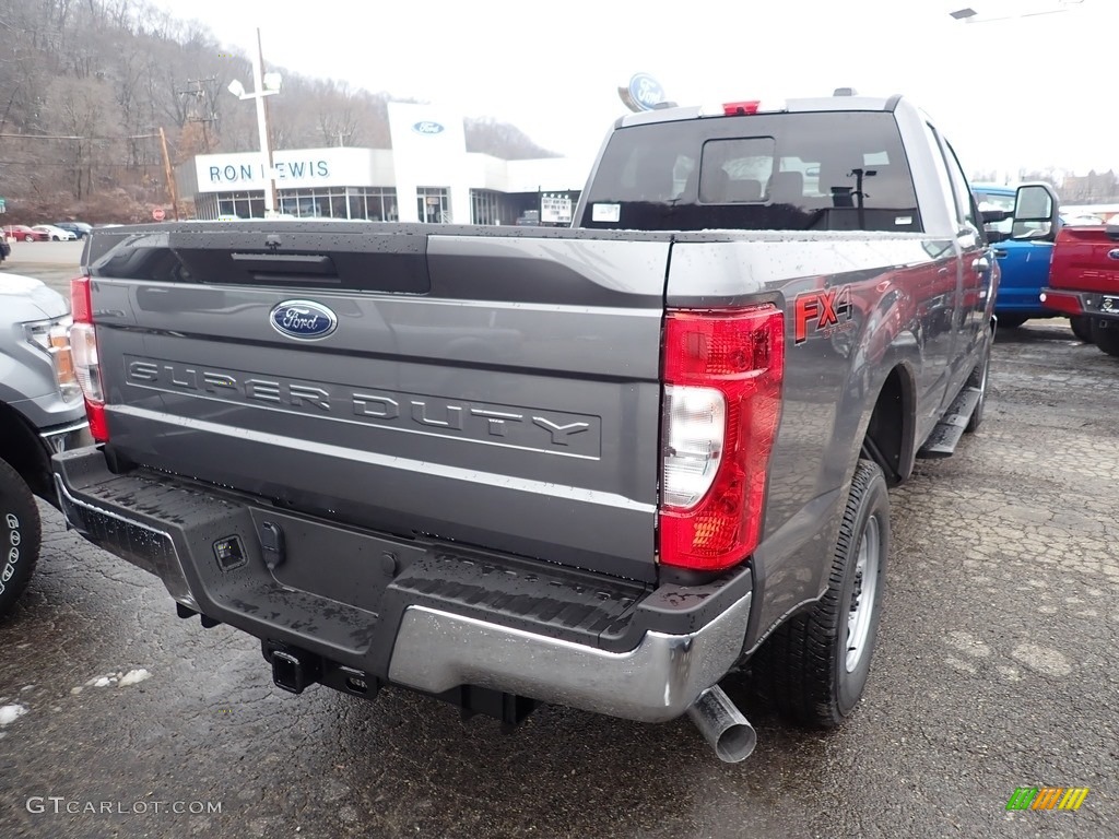 2021 F350 Super Duty XL SuperCab 4x4 - Carbonized Gray / Medium Earth Gray photo #2
