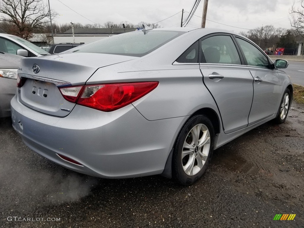 2011 Sonata Limited - Indigo Blue Pearl / Gray photo #3