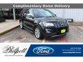 2017 Shadow Black Ford Explorer Limited  photo #1