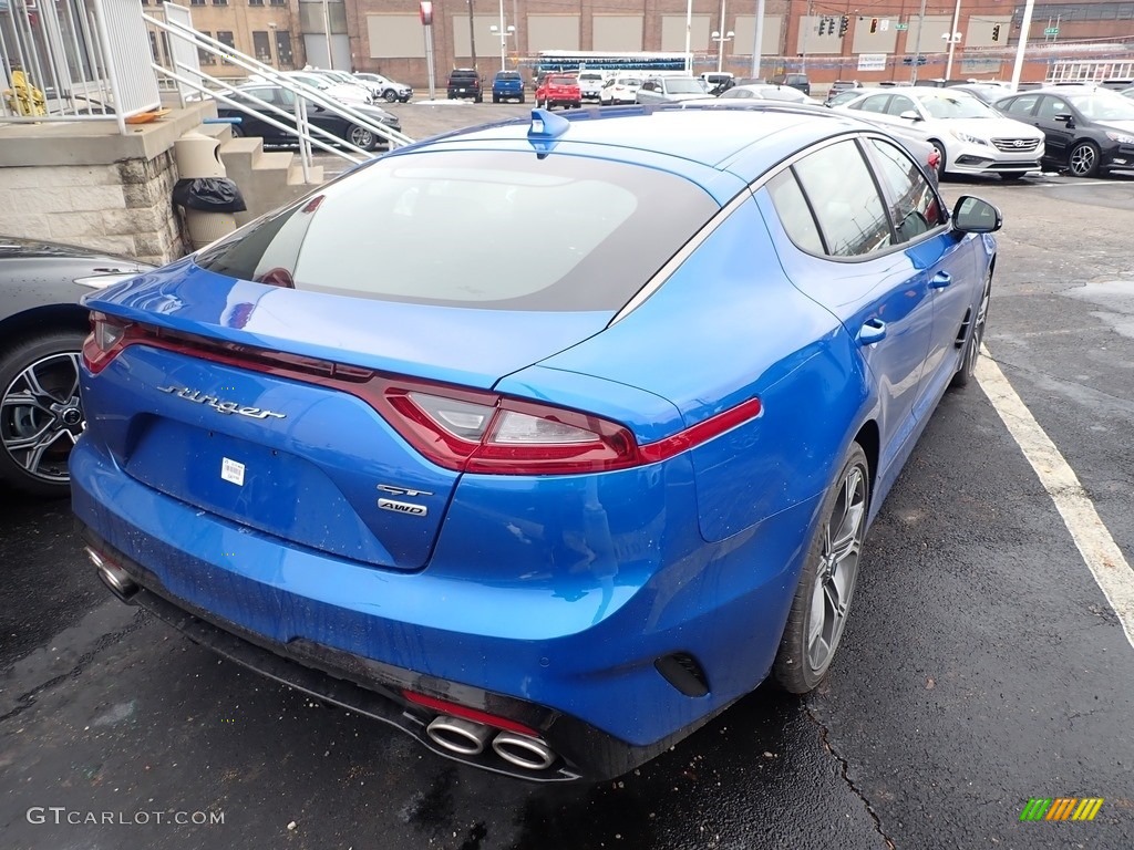 2021 Stinger GT - Micro Blue / Black photo #2