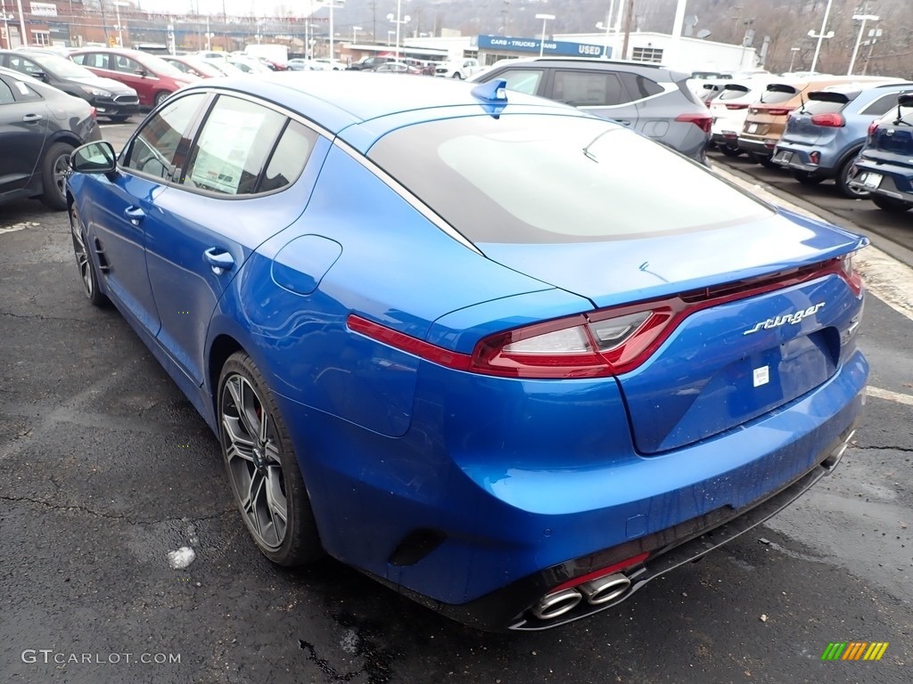 2021 Stinger GT - Micro Blue / Black photo #6