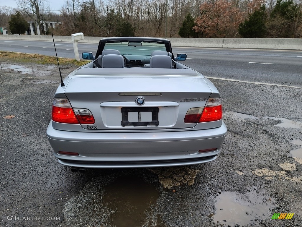 2003 3 Series 325i Convertible - Titanium Silver Metallic / Black photo #5