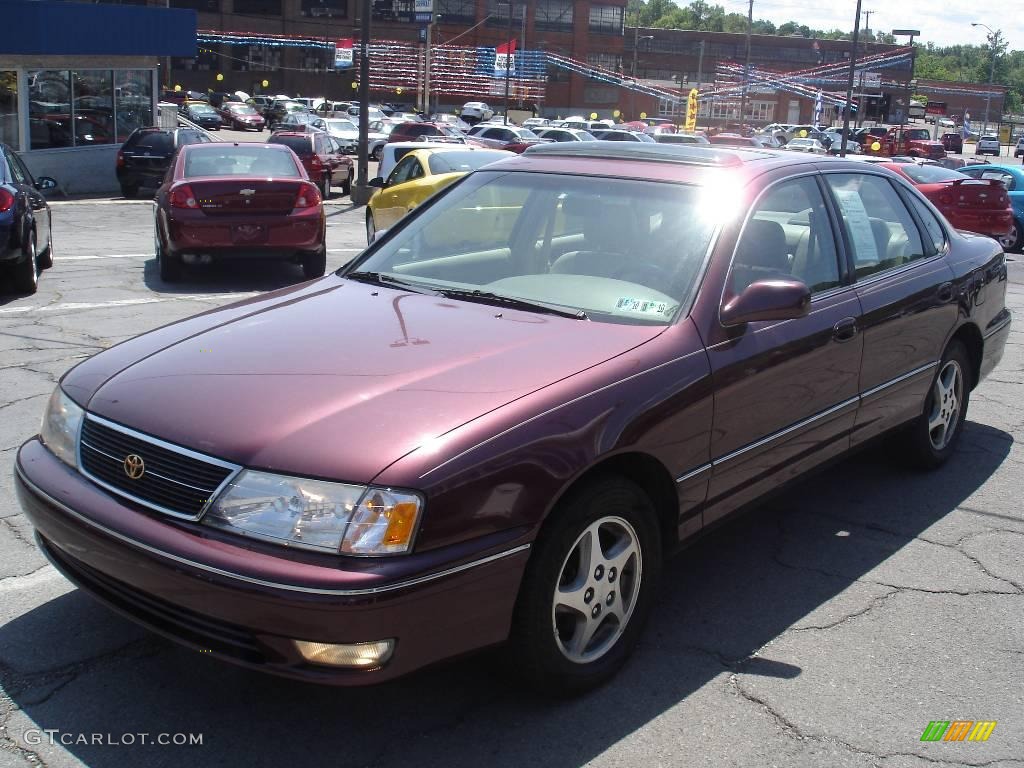 1998 Avalon XLS - Ruby Red Pearl / Beige photo #16