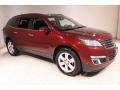 Siren Red Tintcoat 2017 Chevrolet Traverse LT