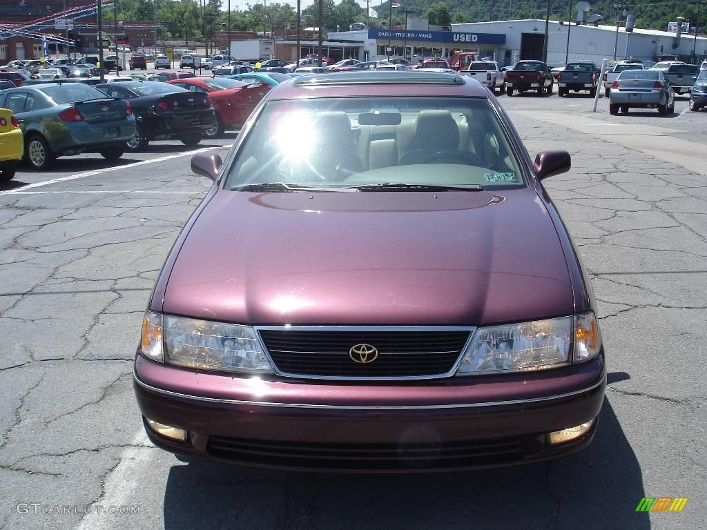 1998 Avalon XLS - Ruby Red Pearl / Beige photo #17