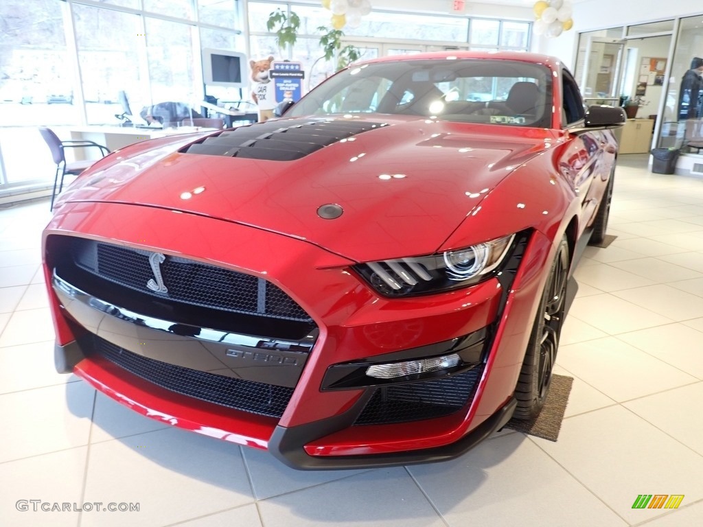 Rapid Red 2020 Ford Mustang Shelby GT500 Exterior Photo #140669327