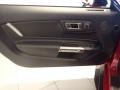 GT500 Ebony/Smoke Gray Stitch 2020 Ford Mustang Shelby GT500 Door Panel