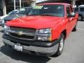 2004 Victory Red Chevrolet Silverado 1500 Work Truck Extended Cab  photo #3