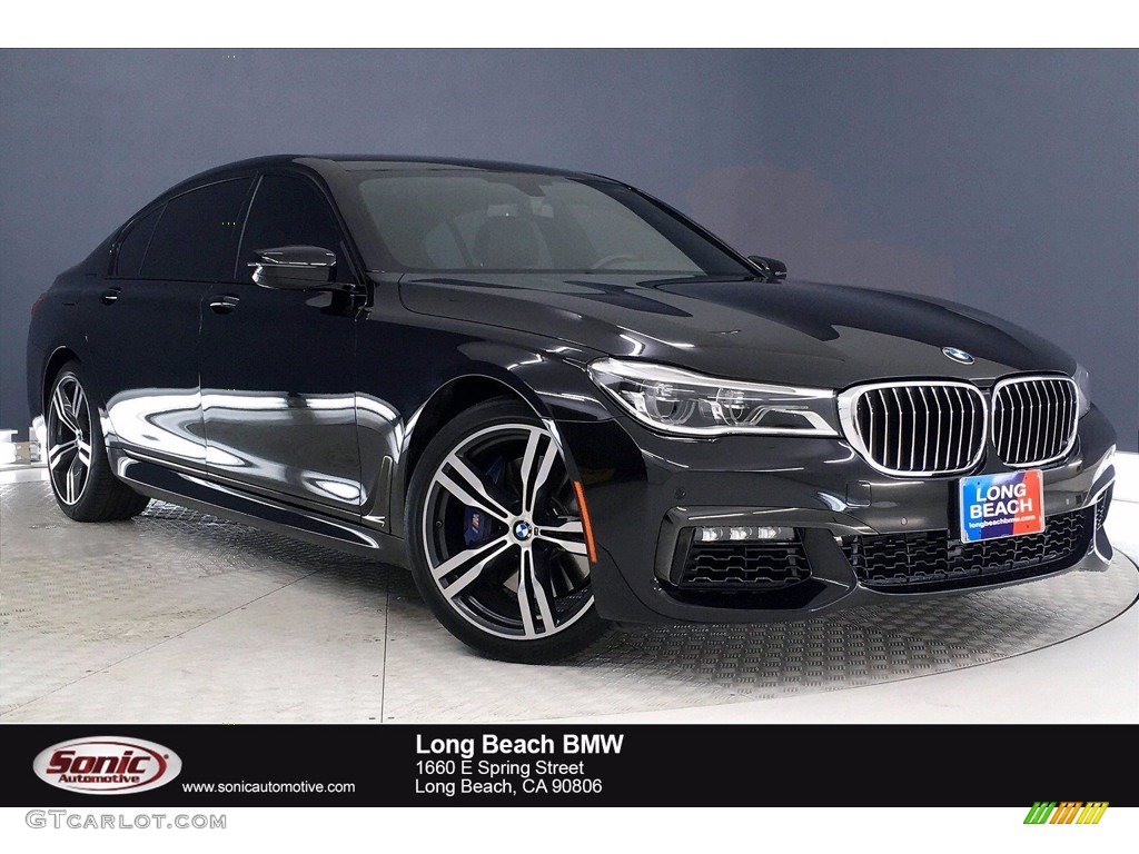 2018 7 Series 750i Sedan - Black Sapphire Metallic / Black photo #1