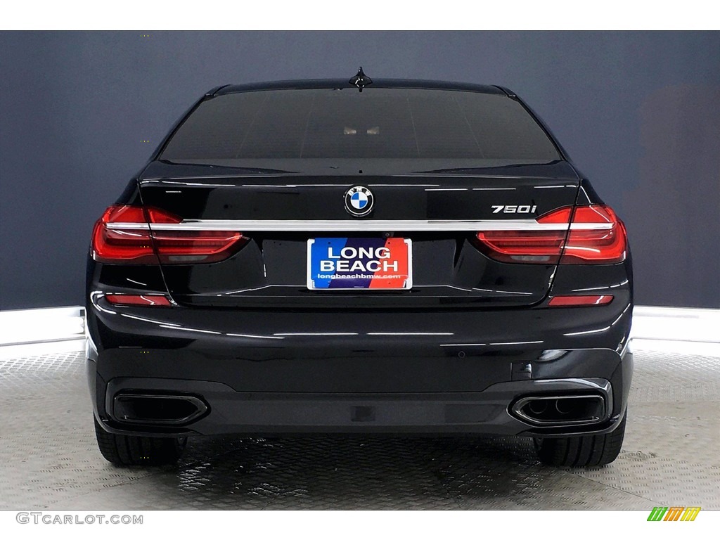 2018 7 Series 750i Sedan - Black Sapphire Metallic / Black photo #3