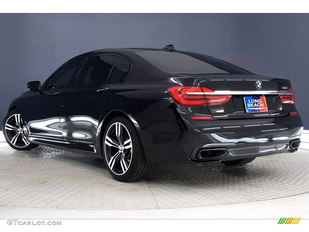 2018 7 Series 750i Sedan - Black Sapphire Metallic / Black photo #10