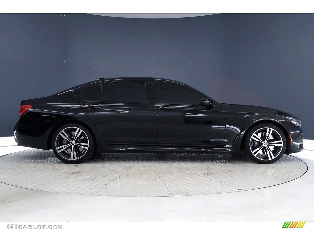 2018 7 Series 750i Sedan - Black Sapphire Metallic / Black photo #14
